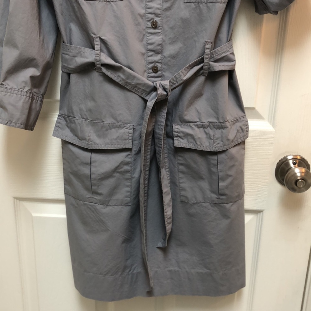 JCrew Factory Belted dress convertible sleeves - Picture 5 of 6